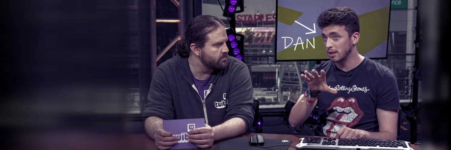 Dan Smith speaking at a game event